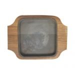 Wooden Square Sizzler