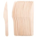 Disposable Wooden Knife | Eco Friendly, Biodegradable, Compostable 100 Pieces
