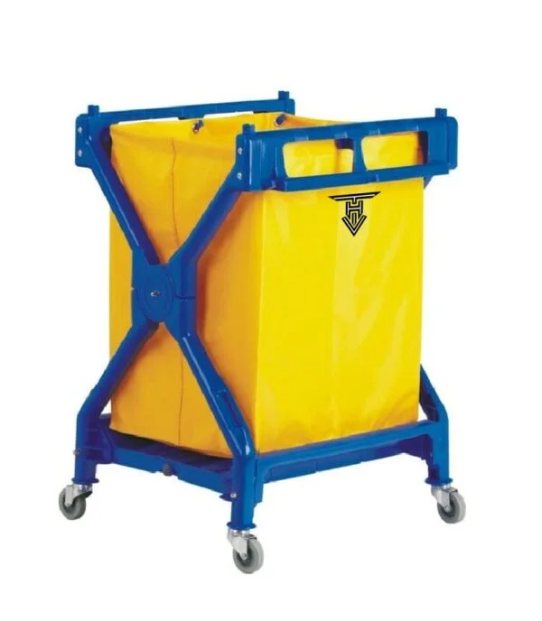 X Shape Laundry Cart (Plastic)