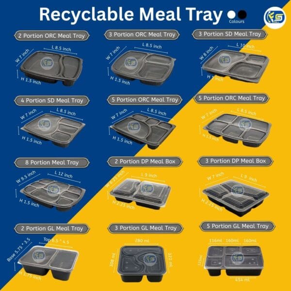 2 CP Meal Tray With Lid - Image 2